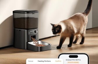 Oneisall 3.5L Automatic Cat Feeder with WiFi App Control