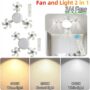 Drone Style Light Fan - 2 in 1 Sweeper with Built-in Vacuum