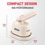 Inalsa Voyager 1200W Mini Steam Iron – Your Perfect Travel Companion!
