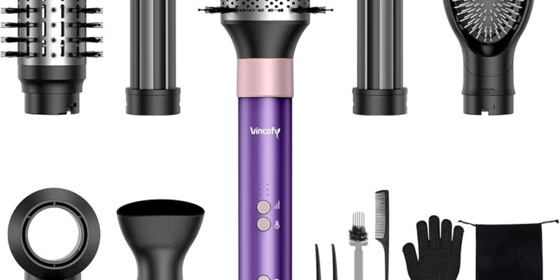 Hair Straightener | Vincofy 7 in 1 Blow Dryer Brush Set Features